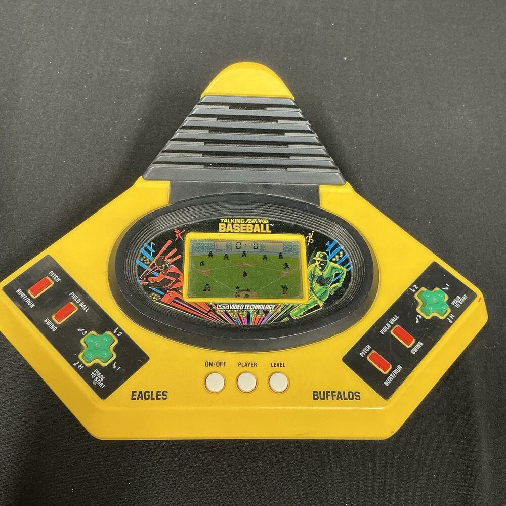 Vtech Talking Baseball 1986 Video‎ Game Vintage Handheld Electronic Game WORKS!